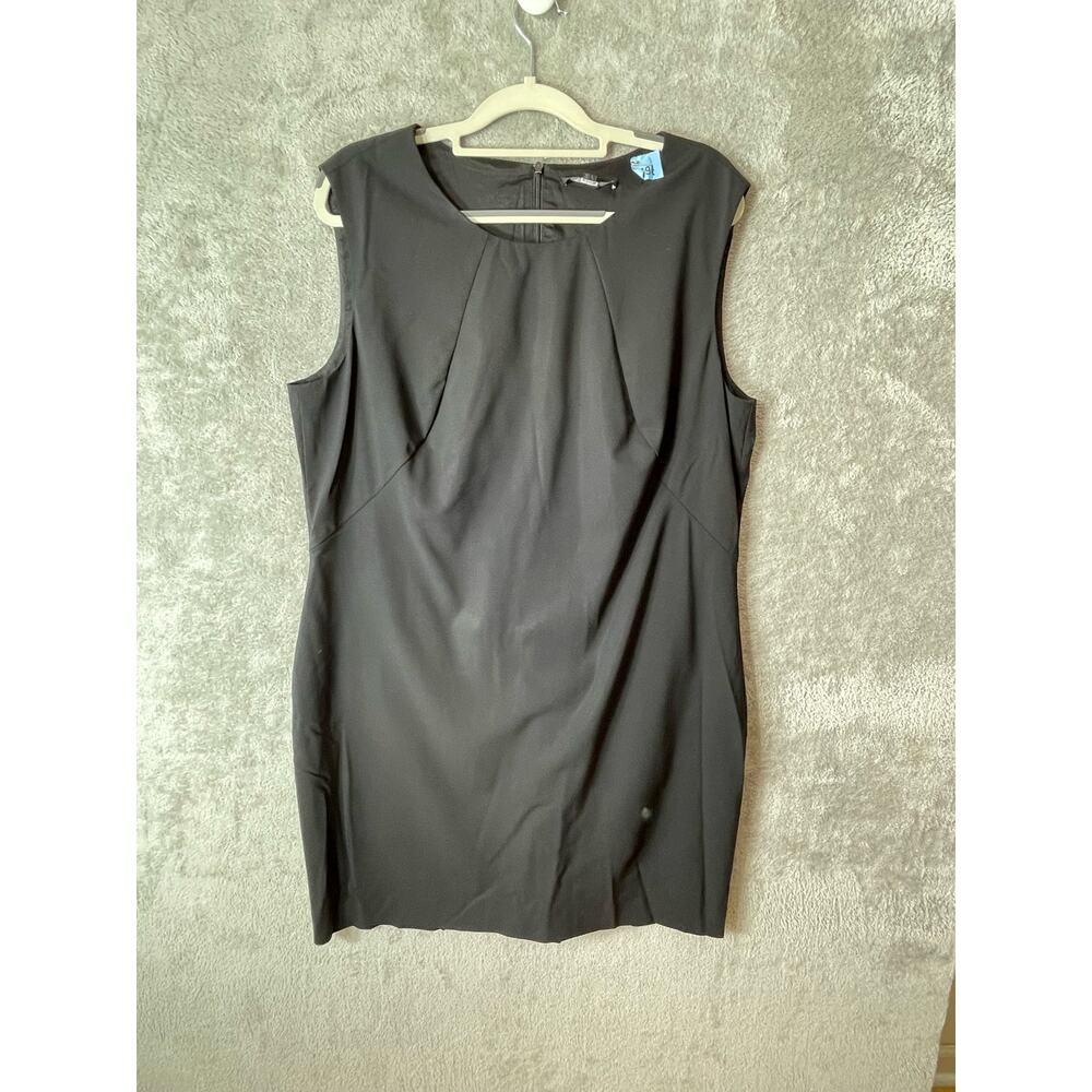 Boss Hugo Boss Dress Large Black Sleeveless Office Minimalist Preppy